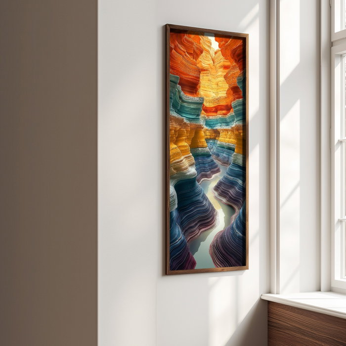Wallity Pintura Decorativa LONG023-S/120-40 Multicolor de 40 x 120 cm Wallity Pintura Decorativa LONG023-S/120-40 Multicolor de 40 x 120 cm